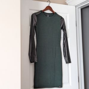 Rudsak long sleeve sweater midi dress